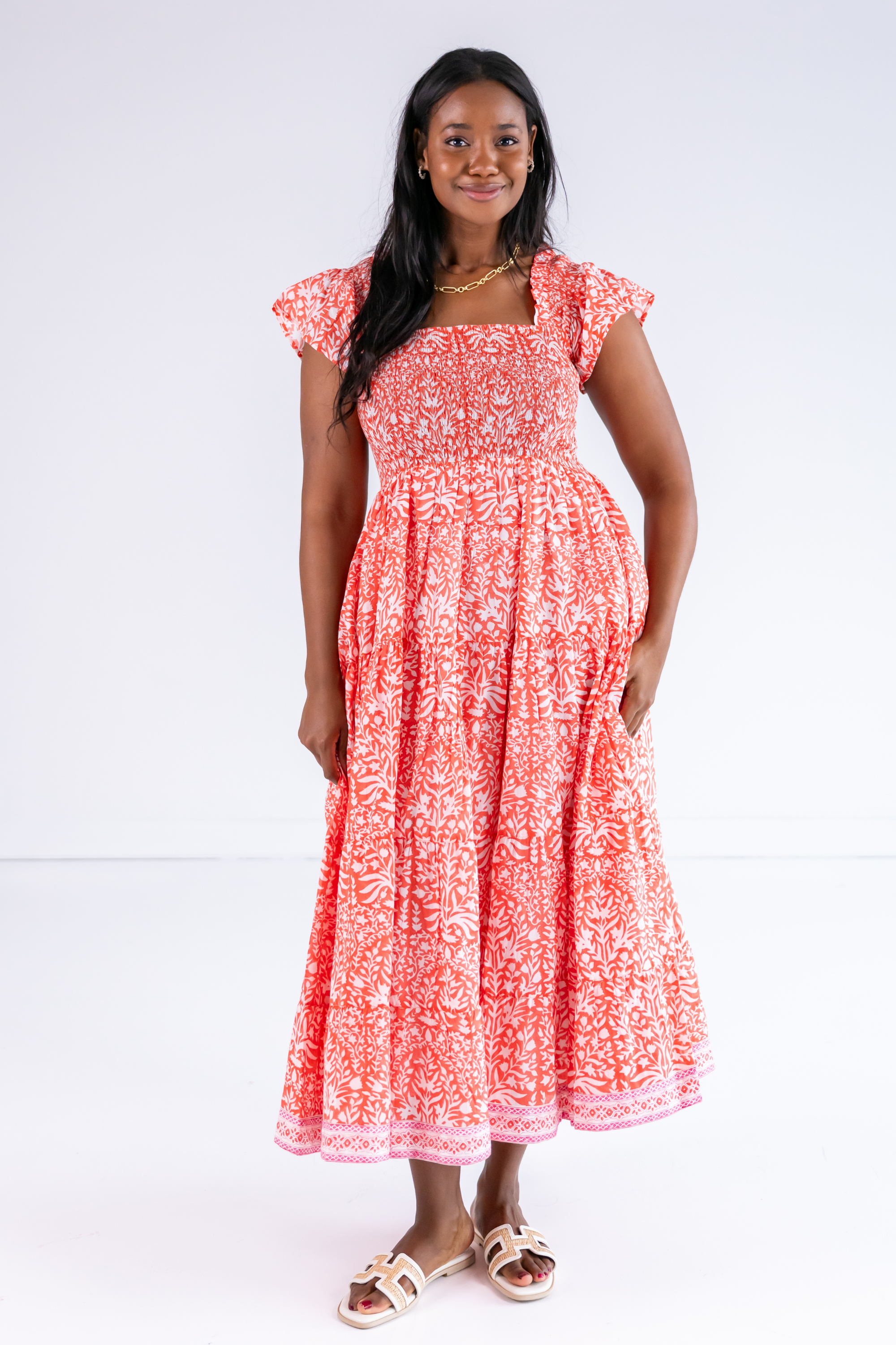 blossom maxi dress Sunrise Blossom Long Dress M