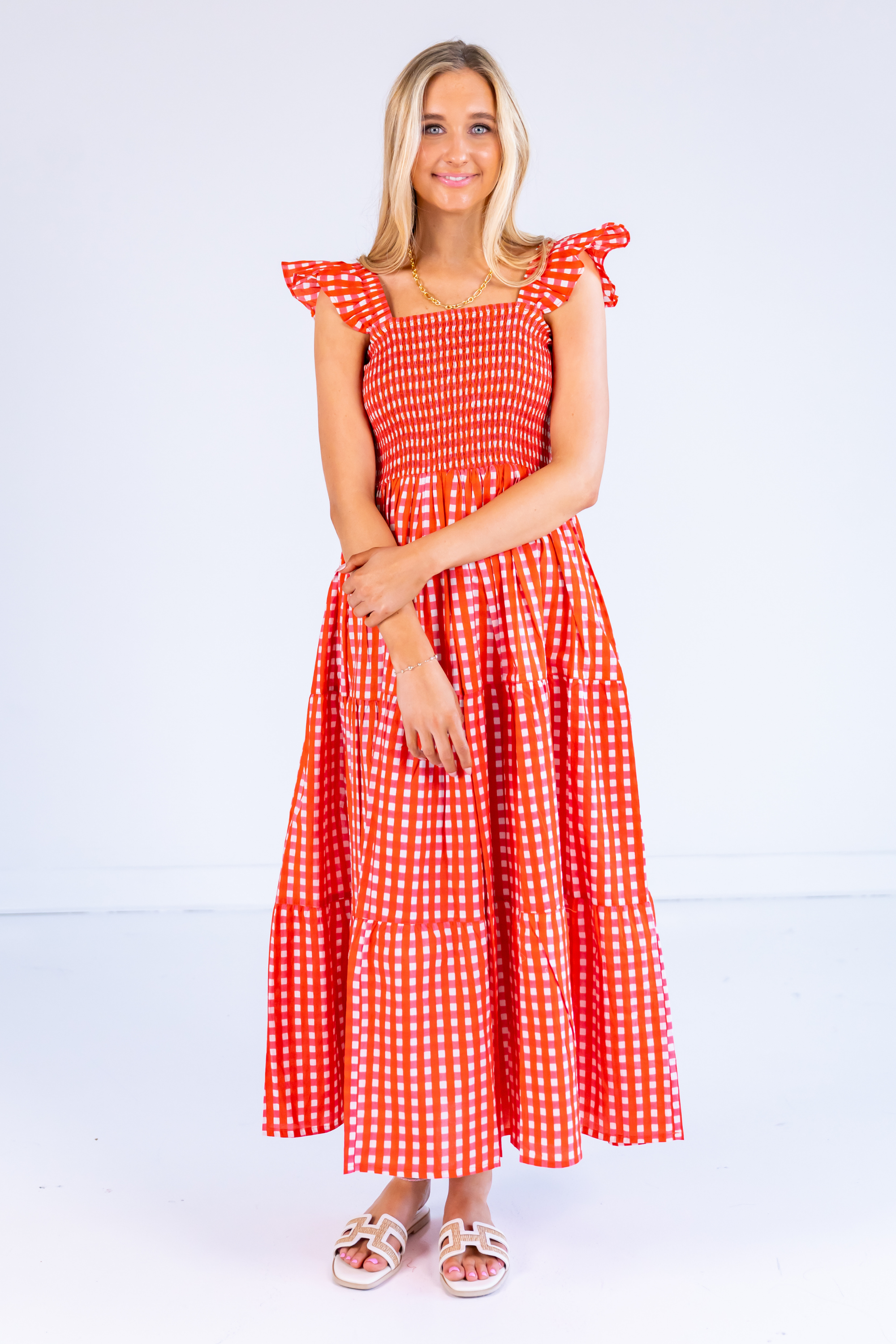 Erin Tie Back Maxi Dress