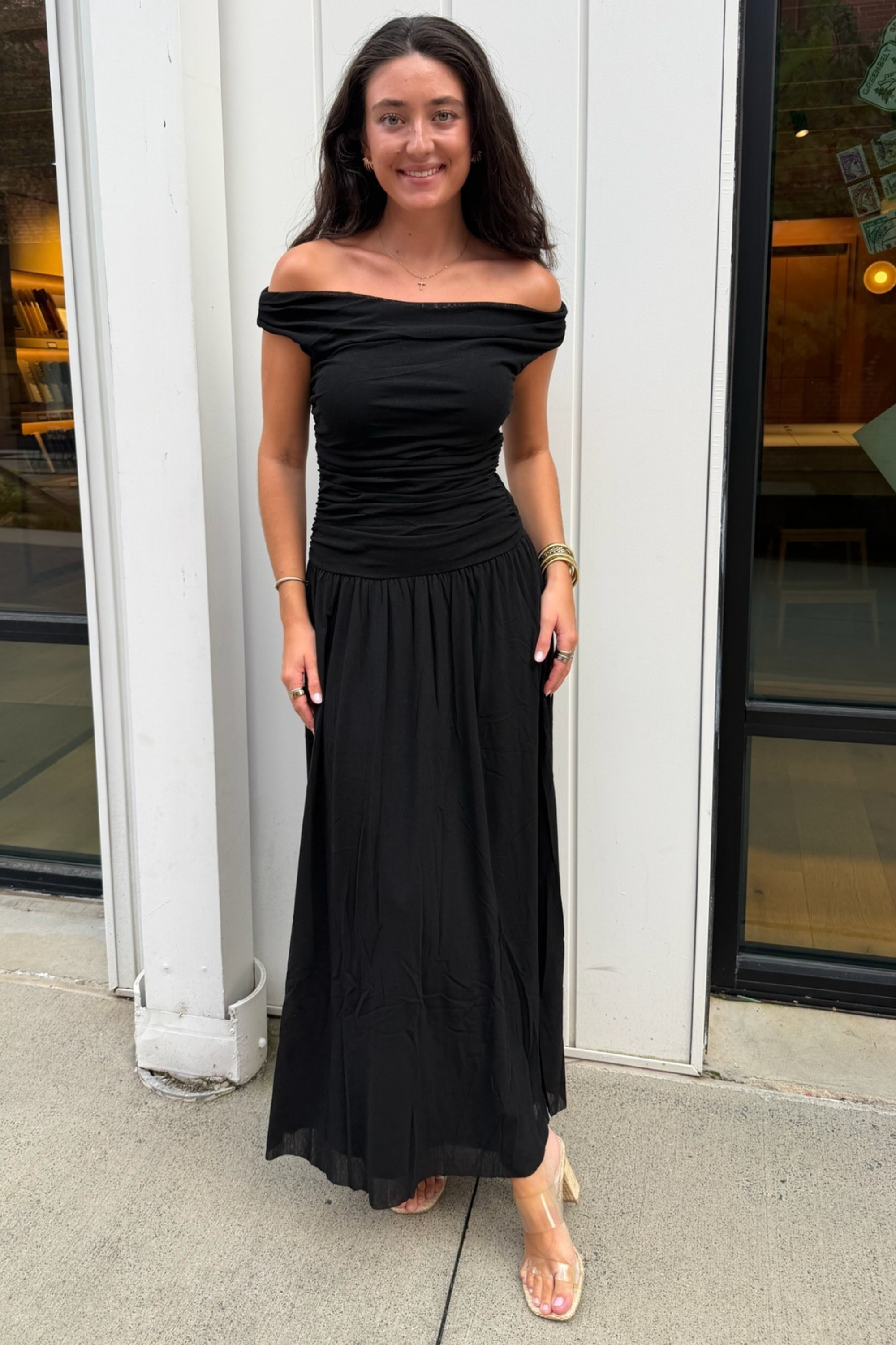 Annabelle Ruched Maxi Dress