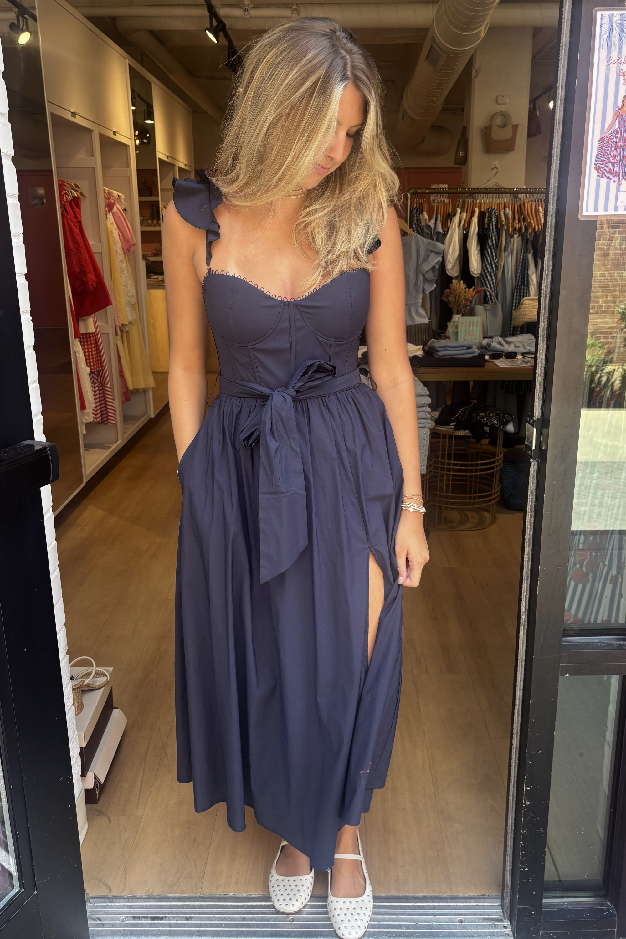 Dani Corset Midi Dress