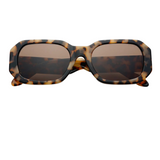 Onyx Rectangular Sunglasses - Milky Tortoise