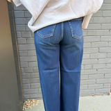 Gia High Rise Wide Leg - Dark Denim