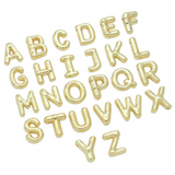 Bubble Initial Charm - Gold I
