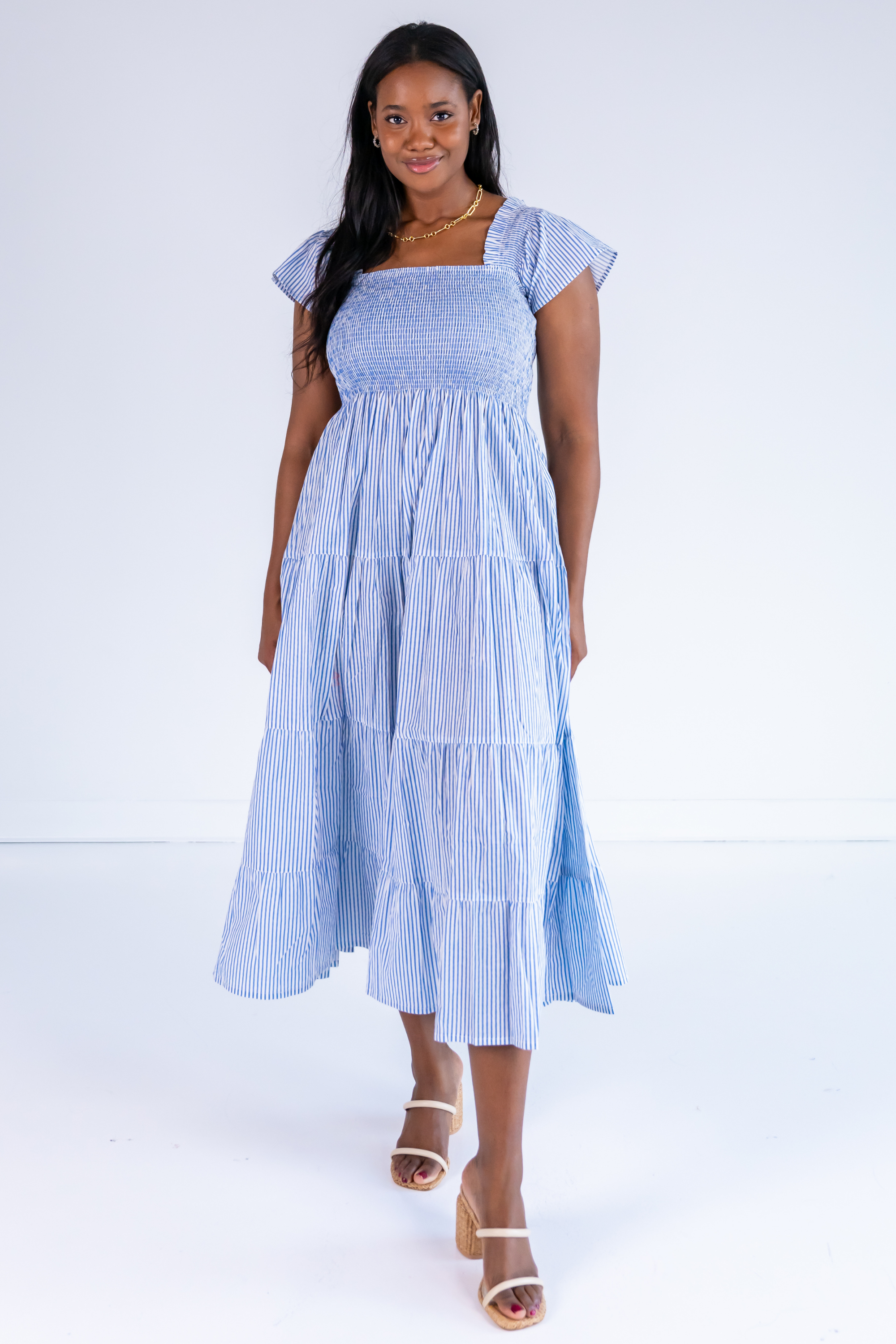 maxi dress mini Mini Bow Bias-Cut Maxi Dress S / Light Yellow