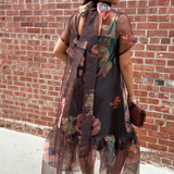 Best Dressed Guest Maxi Dress - Coffee