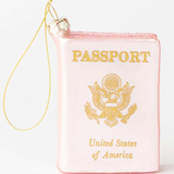 Boxed Glass Ornament - Passport