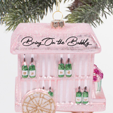 Boxed Glass Ornament - Cart
