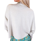 Veronica Dolman Sleeves Sweater - Oatmeal