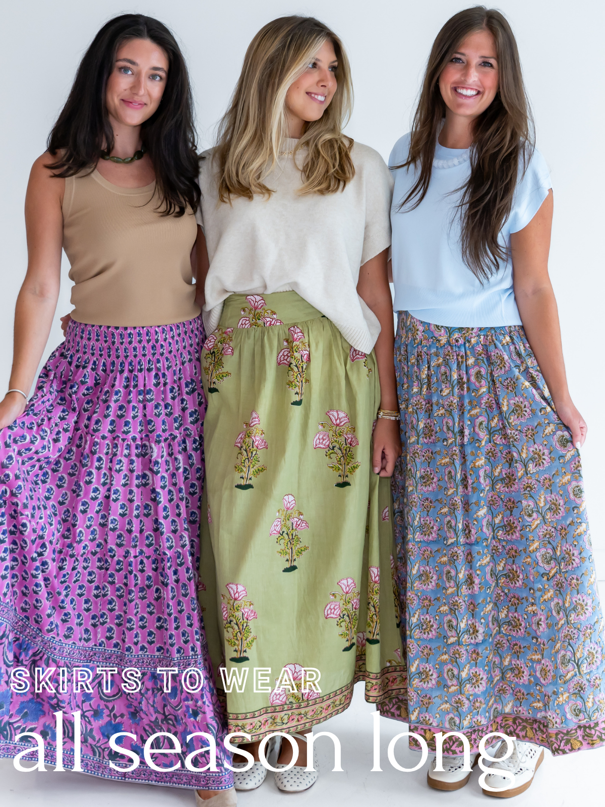 Shop the Look - Skirts All Season Long