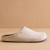 Robin Studded Suede Fall Mule - Sand