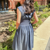 Lydia Maxi Dress Dark - Indigo