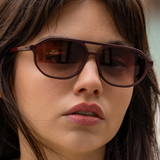 Fenix Aviator Sunglasses - Chocolate