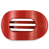 Medium Flat Round Clip - Red Carpet