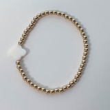 Everyday Clover Bead Bracelet - Pearl