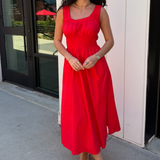 Maine Maxi Dress - Red