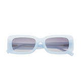 Noa Rectangular Sunglasses - Light Blue/Gray