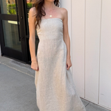 Kyra Strapless Maxi Dress - Melange