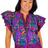 Ella Vibrant Top - Dahlia Purple