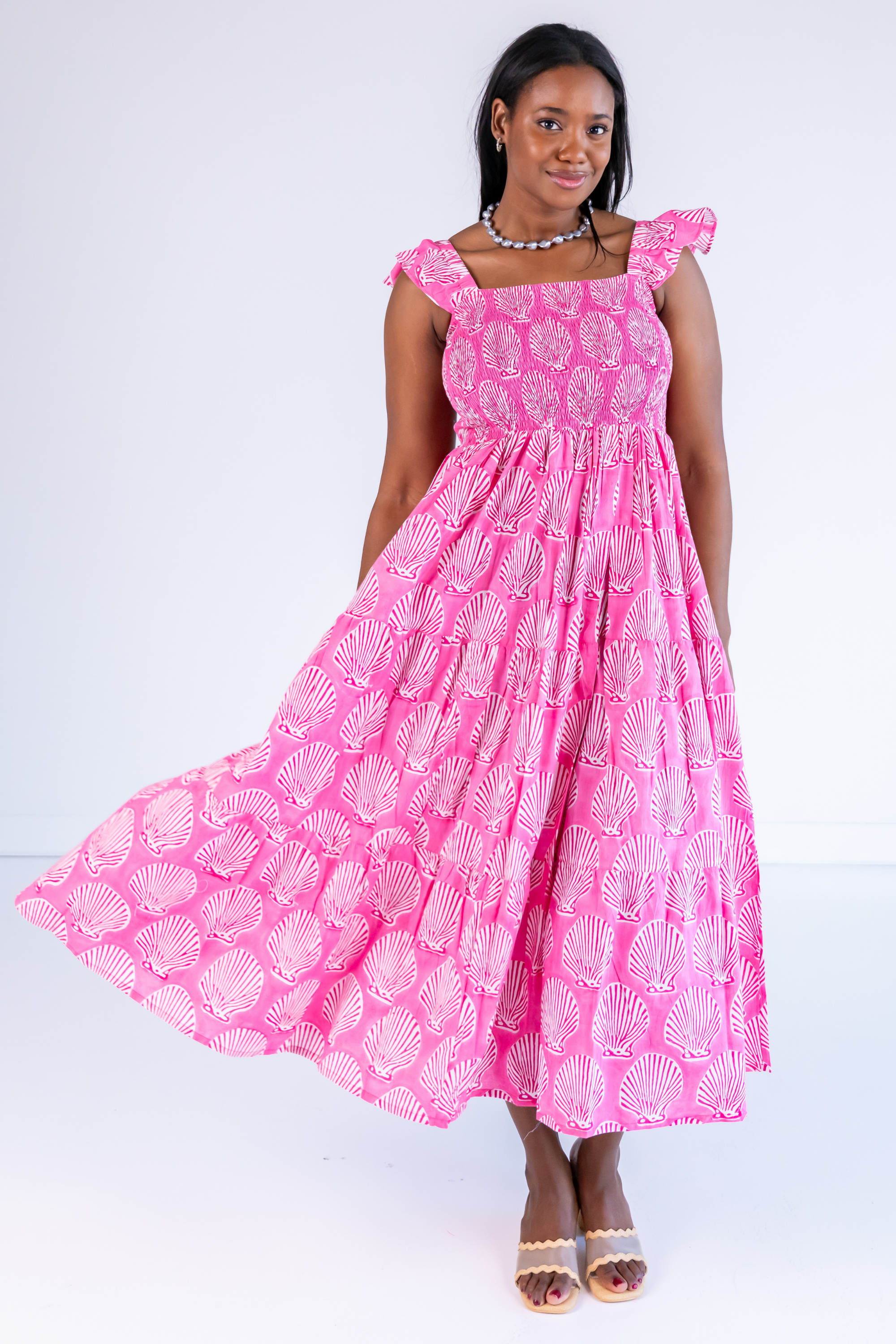 Erin Tie Back Maxi Dress