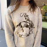 Cori Giddy Up Sweater - Oatmeal