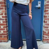 Ainsley Ankle Ponte Wide Leg Pant