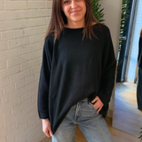 Katie Oversized Sweater - Black