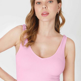 Reversible Ribbed Crop Top