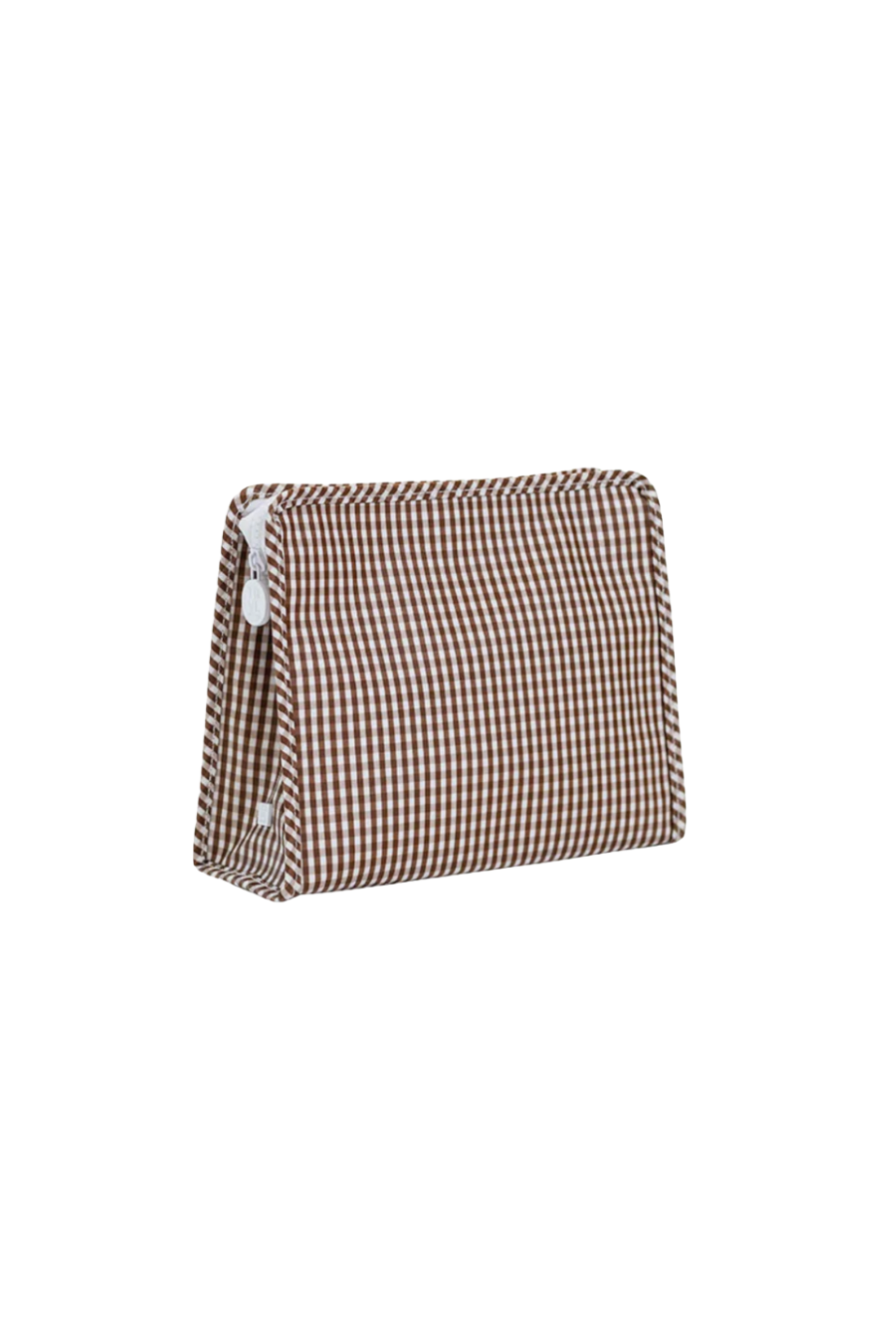 Roadie Small Zip Pouch - Gingham Coco