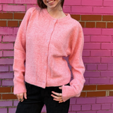 Noli Long Sleeve Cardigan - Primrose Pink