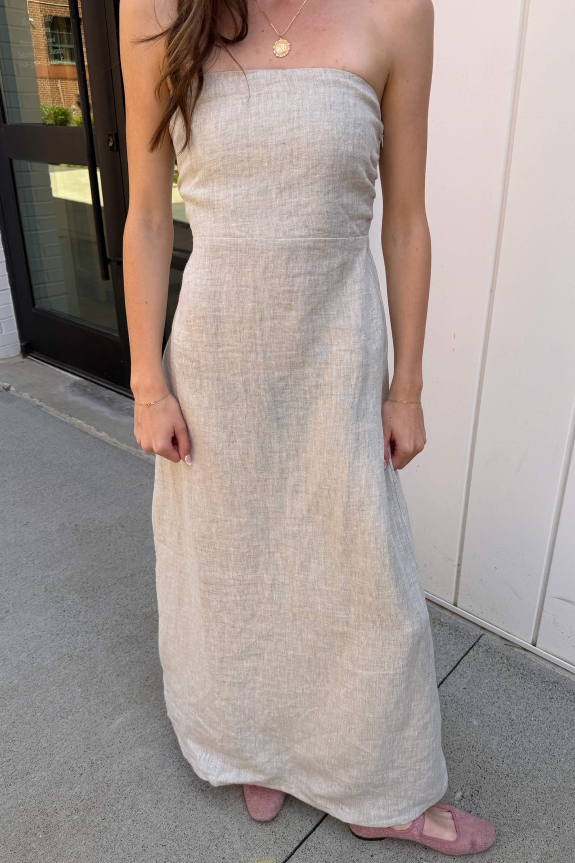 Kyra Strapless Maxi Dress - Melange