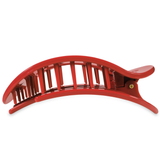 Medium Flat Round Clip - Red Carpet