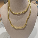 Gold Coil Wrap Necklace