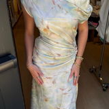 Arta Off-The-Shoulder Maxi Dress - Mint
