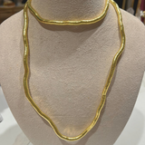 Gold Coil Wrap Necklace