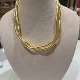Gold Coil Wrap Necklace