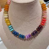 Avery Multi Colored Bead Necklace