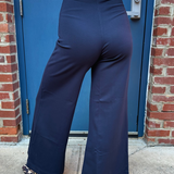Ainsley Ankle Ponte Wide Leg Pant