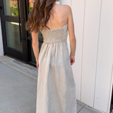 Kyra Strapless Maxi Dress - Melange