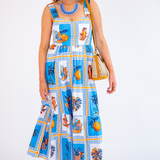 Lauren Maxi Dress - Tropical Tile