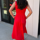 Maine Maxi Dress - Red