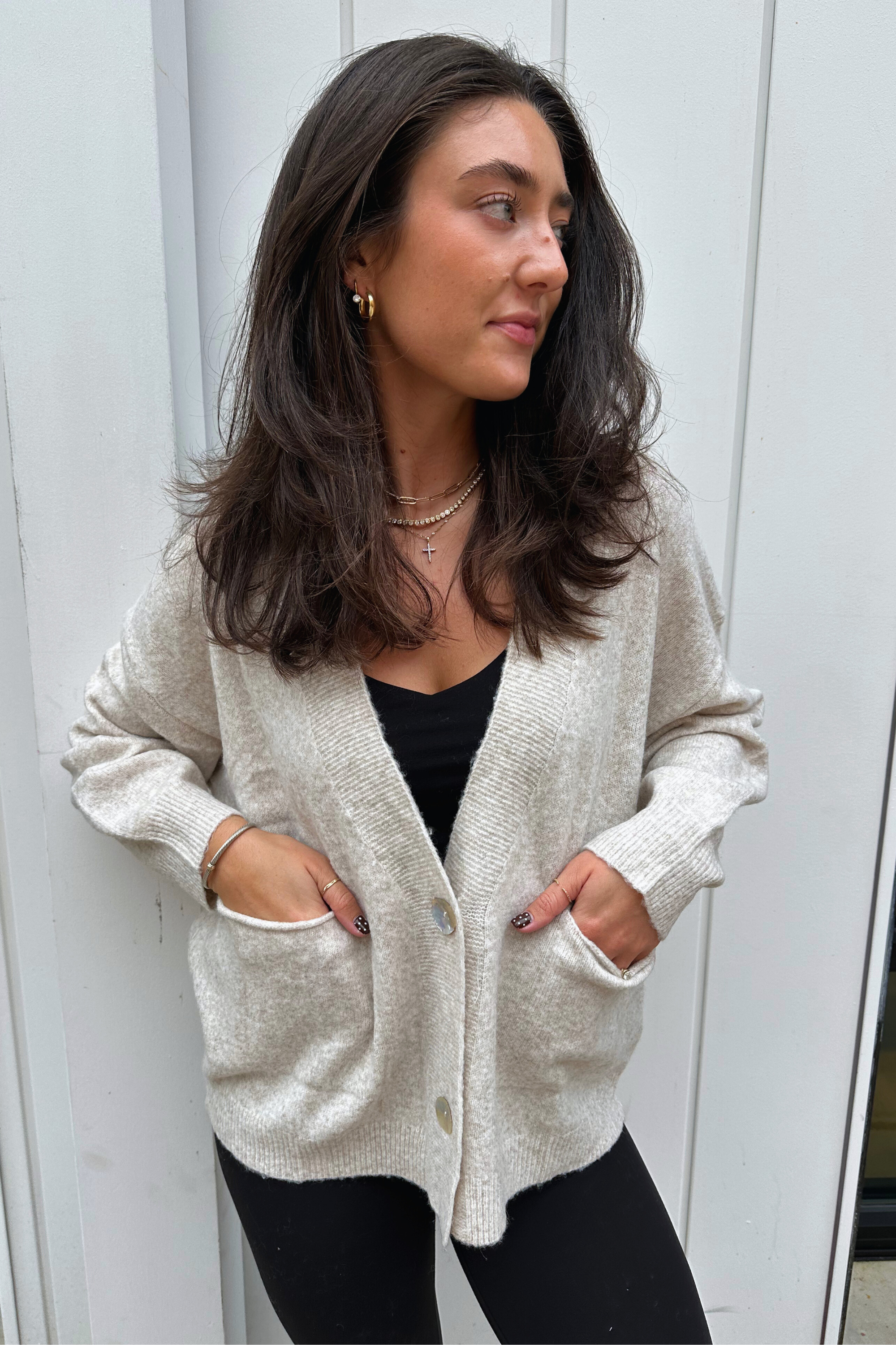 Brooklyn Cardigan - Oatmeal