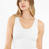 Reversible Ribbed Crop Top