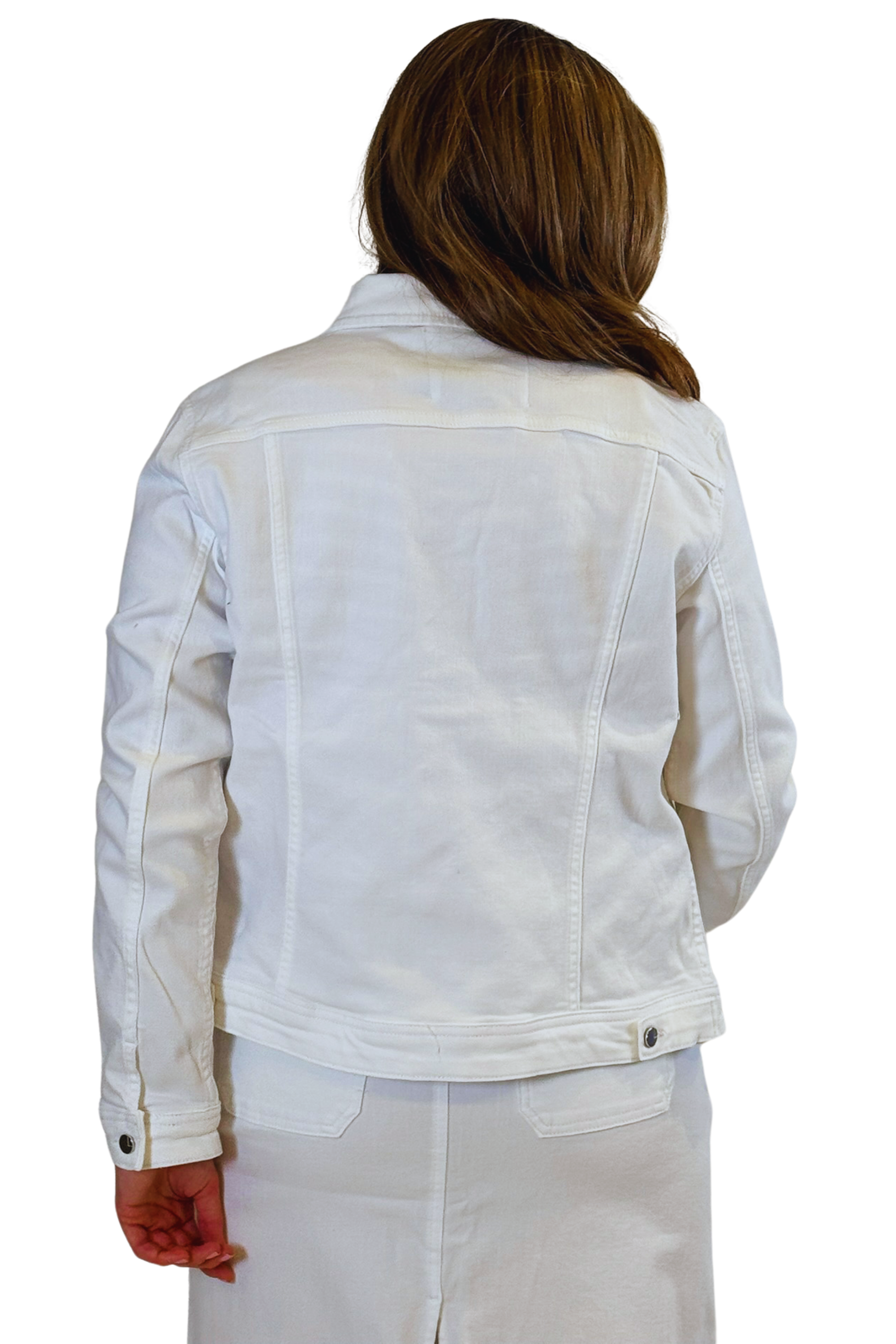 Gabriella Denim Jacket - White