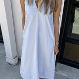 Collared Midi Dress - Light Blue