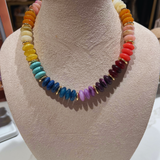 Avery Multi Colored Bead Necklace