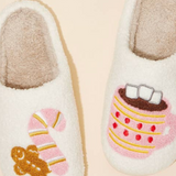 Holiday Cozy Slippers - Gingerbread Man