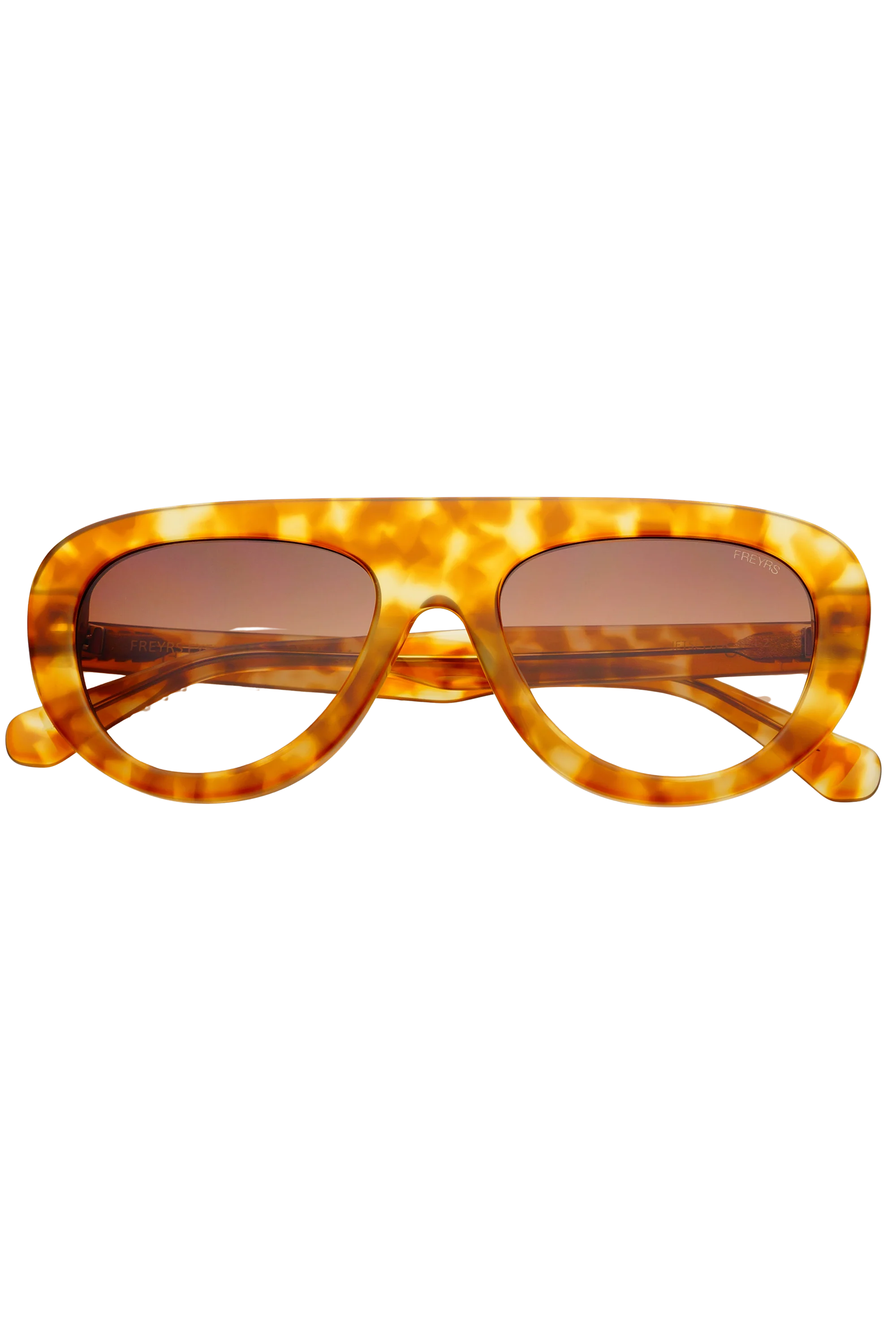 Jetsetter Aviator Sunglasses - Honey Tortoise