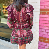 Sarajevo Printed Mini Dress - Whimsical Bloom
