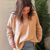 Katie Oversized Sweater - Caramel