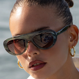 Jetsetter Aviator Sunglasses - Emerald
